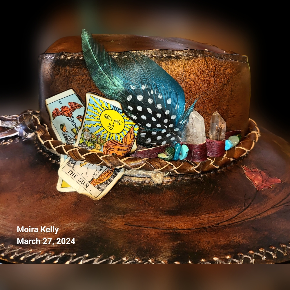 Made-to-order leather hat